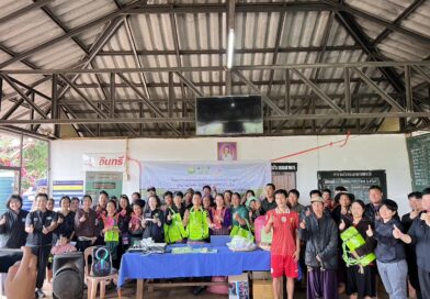 จัดฝึกอบรมเกษตรกร หลักสูตร การใช้ปุ๋ยชีวภาพไรโซเบียมเพื่อเพิ่มประสิทธิภาพการผลิตถั่วลิสงลายเสือ