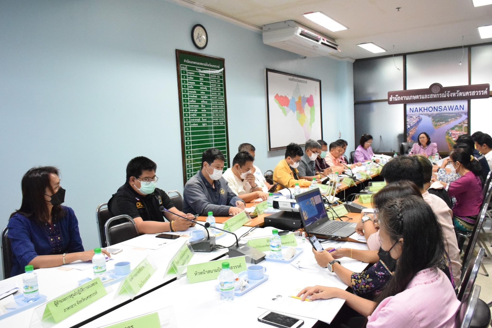 ร่วมประชุมศูนย์ติดตามและแก้ไขปัญหาภัยพิบัติด้านการเกษตรจังหวัด ครั้งที่ 5/2566 เพื่อพิจารณาการป้องกันและเฝ้าระวังการเผาเศษวัชพืชทางการเกษตร และพิจารณาการเตรียมการป้องกันและบรรเทาสาธารณภัยด้านการเกษตรในช่วงฤดูฝน ปี 2566