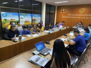 ร่วมประชุมหารือเพื่อขับเคลื่อนเกษตรอินทรีย์ในพื้นที่จังหวัดนครนายก