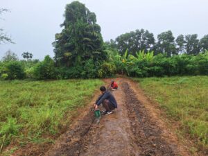 จัดทำแปลงสาธิตการปลูกผักบนคันนา ในโครงการพัฒนาพื้นที่โรงเรียนนายร้อยพระจุลจอมเกล้าฯ