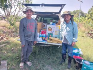 ปฎิบัติงานโครงการวิจัยการขยายผลเทคโนโลยีการผลิตมะม่วงนํ้าดอกไม้