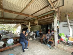 เข้าประสานและติดตามงานโครงการศูนย์เรียนรู้เพื่อการเพิ่มประสิทธิภาพสินค้าเกษตร(ศพก.)