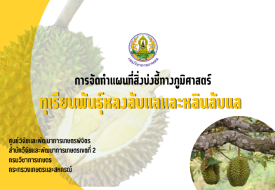 การจัดทำแผนที่สิ่งบ่งชี้ทางภูมิศาสตร์ ทุเรียน