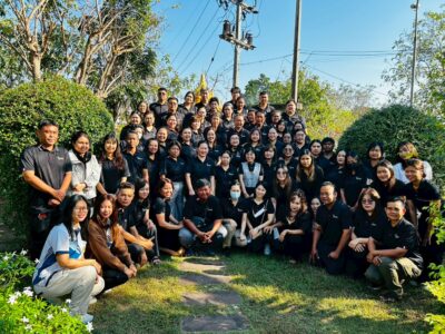 คณะผู้บริหารและบุคลากรสำนักวิจัยพัฒนาเทคโนโลยีชีวภาพ ร่วมพิธีไหว้สักการะสิ่งศักดิ์สิทธิ์ เนื่องในโอกาสวันขึ้นปีใหม่ พุทธศักราช 2569