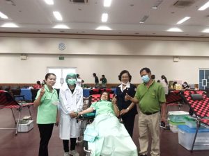 ร่วมบริจาคโลหิตภายใต้กิจกรรมรับบริจาคโลหิตเคลื่อนที่​ ตามโครงการคนขอนแก่นร่วมใจอาสาบริจาคโลหิตฯ​