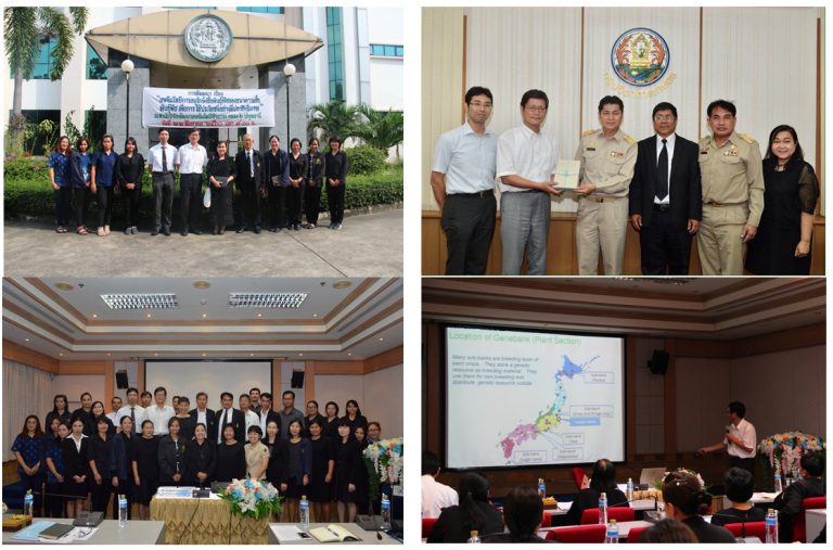 กรอบความร่วมมือไทย-ญี่ปุ่น ภายใต้ The Japan – Thailand Economic Partnership Agreement –  (JTEPA) National Agriculture and Food Research Organization (NARO), Japan โดยของบประมาณ จากกรมวิชาการเกษตร