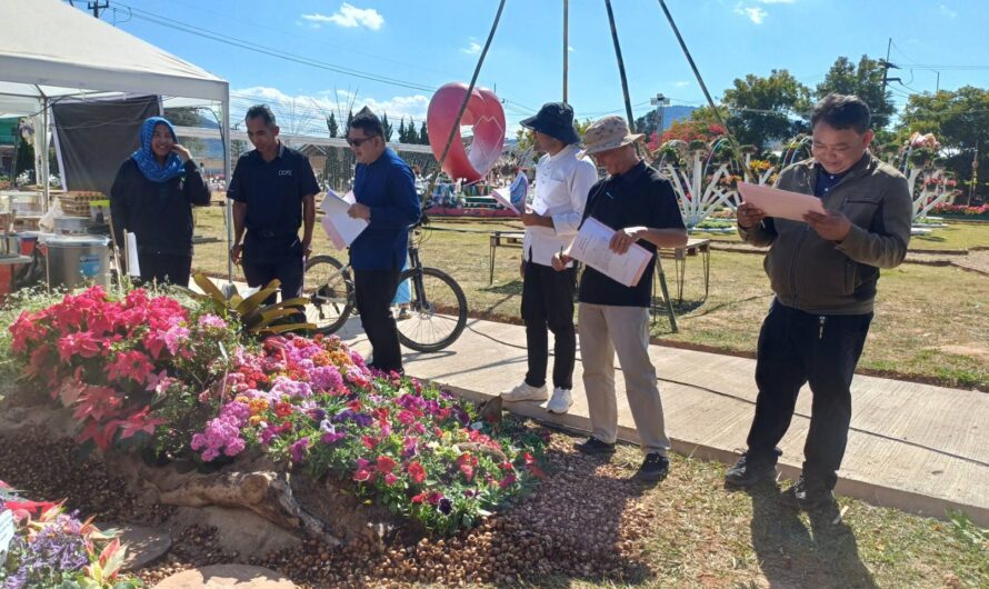 ร่วมตัดสินการประกวดจัดสวนไม้ดอกไม้ประดับ เทศกาลไม้ดอกเมืองหนาวอำเภอภูเรือ ครั้งที่ 33