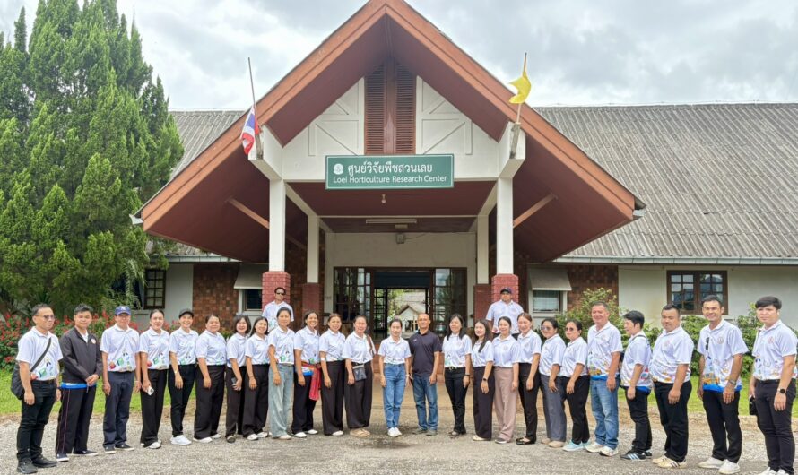ต้อนรับคณะศึกษาดูงานจากศูนย์ส่งเสริมการเรียนรู้ระดับอำเภอน้ำโสม