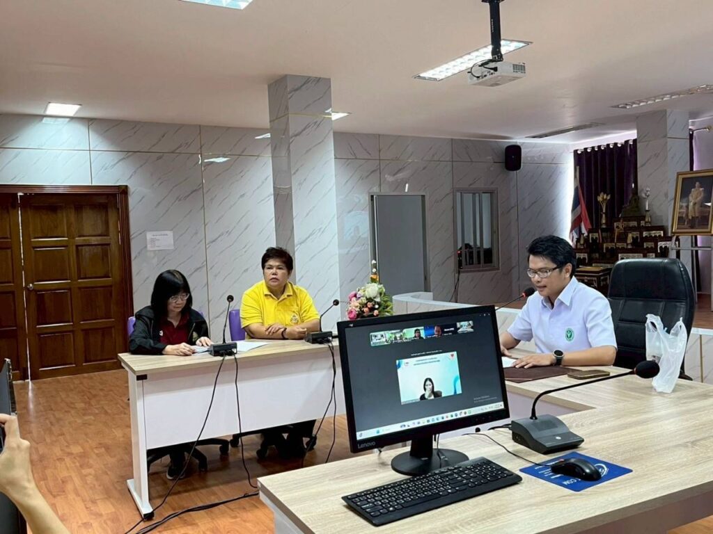 ร่วมให้ข้อมูลในการตรวจประเมินในสถานที่ปฏิบัติงาน (Site Visit) สำหรับรางวัลระดับดีเด่น ในสาขาบริการภาครัฐ