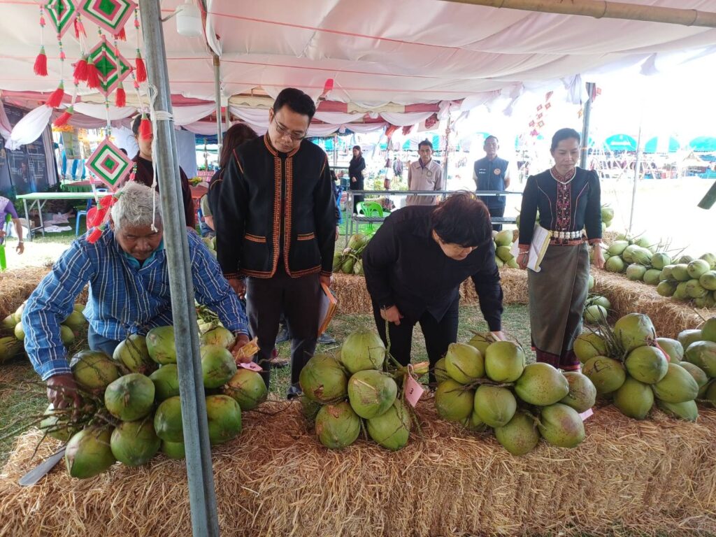 ร่วมเป็นคณะกรรมการตัดสินการประกวดผลผลิตทางการเกษตร ในงานประจำปี “งานของดีสี่เผ่าไทไพรบึง อำเภอไพรบึง” ปี 2568