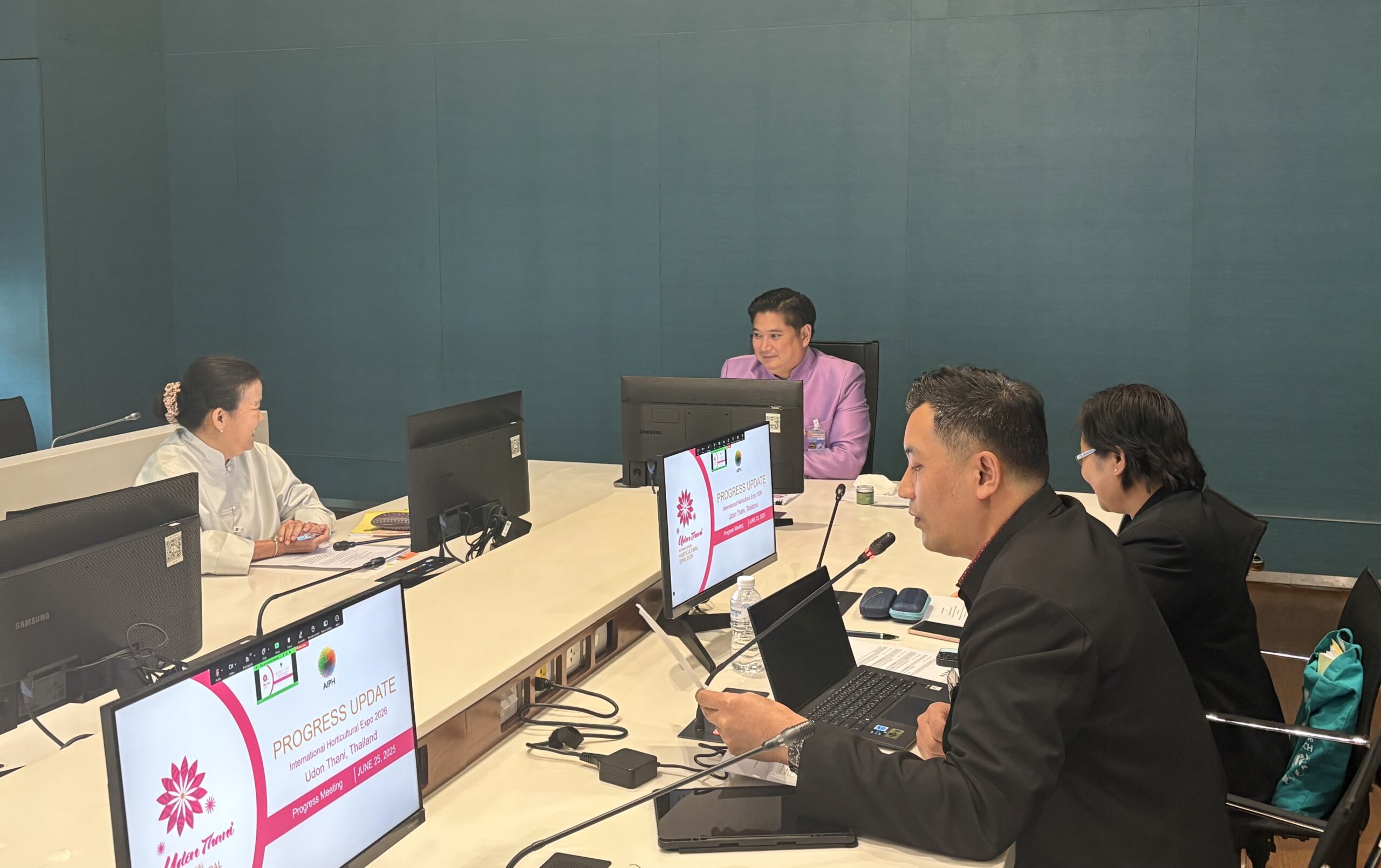 สถาบันวิจัยพืชสวนร่วมประชุมรายงานความก้าวหน้าการจัดงานมหกรรมพืชสวนโลก จังหวัดอุดรธานี พ.ศ. 2569