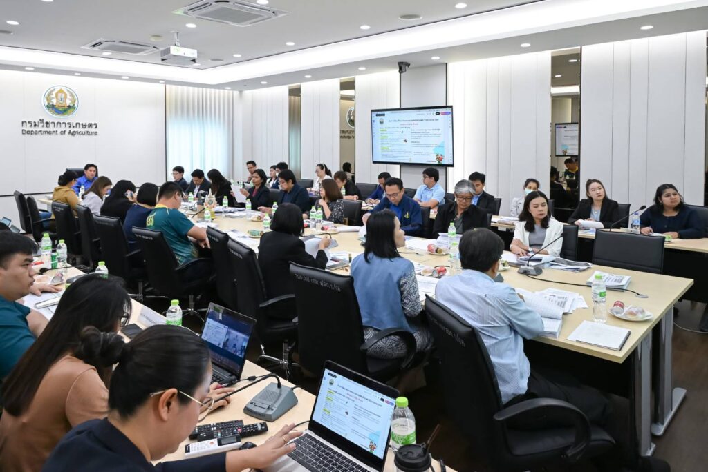 ผู้อำนวยการสถาบันวิจัยพืชสวน ร่วมประชุมการจัดทำแผนปฏิบัติราชการของกรมวิชาการเกษตร