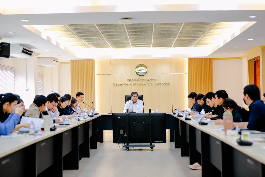 สถาบันวิจัยพืชสวนร่วมประชุมหารือแนวทางการปฏิบัติในการให้ความช่วยเหลือเกษตรกรผู้ประสบภัยพิบัติด้านการเกษตร กรณีเกิดการแพร่ระบาดของศัตรูพืช