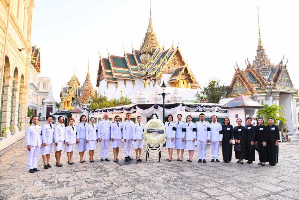 สถาบันวิจัยพืชสวนร่วมเป็นเกียรติในพระพิธีธรรมสวดพระอภิธรรมพระบรมศพ