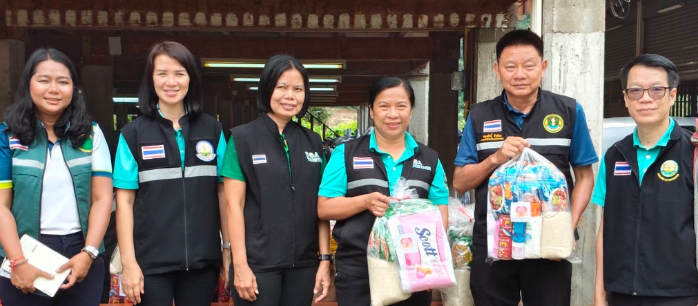 สวพ.1 ร่วมลงพื้นที่กับ รมว.กษ.ติดตามสถานการณ์ภัยพิบัติ จ.แม่ฮ่องสอน