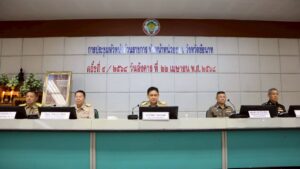 ประชุมคณะกรมการจังหวัดและหัวหน้าส่วนราชการประจำจังหวัดชัยนาท ครั้งที่ 4/2568 ประจำเดือนเมษายน 2568