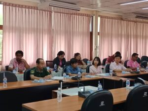ร่วมประชุมจัดสรรพื้นที่ของแต่ละหน่วยงาน /การจัดทำแนวเขตการใช้ประโยชน์ของแต่ละหน่วยงานในที่ราชพัสดุ