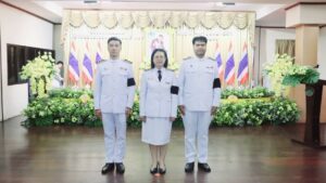 ร่วมพิธีวางพานพุ่มดอกไม้สดเนื่องในวันพระบิดาแห่งฝนหลวง ประจำปี 2568