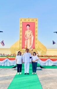 ร่วมกิจกรรมพิธีเจริญพระพุทธมนต์ และพิธีทำบุญตักบาตรถวายพระราชกุศลเนื่องในโอกาสวันคล้ายวันประสูติสมเด็จพระเจ้าลูกเธอ เจ้าฟ้าพัชรกิติยาภา นเรนทิราเทพยวดี กรมหลวงราชสาริณีสิริพัชร มหาวัชรราชธิดา