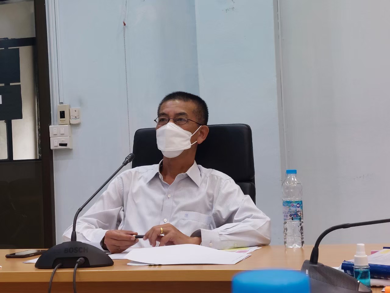 การประชุมการให้ข้อมูลสัมภาษณ์สำนักงานสภานโยบายการอุดมศึกษา  วิทยาศาสตร์ วิจัยและนวัตกรรมแห่งชาติ (สอวช.)