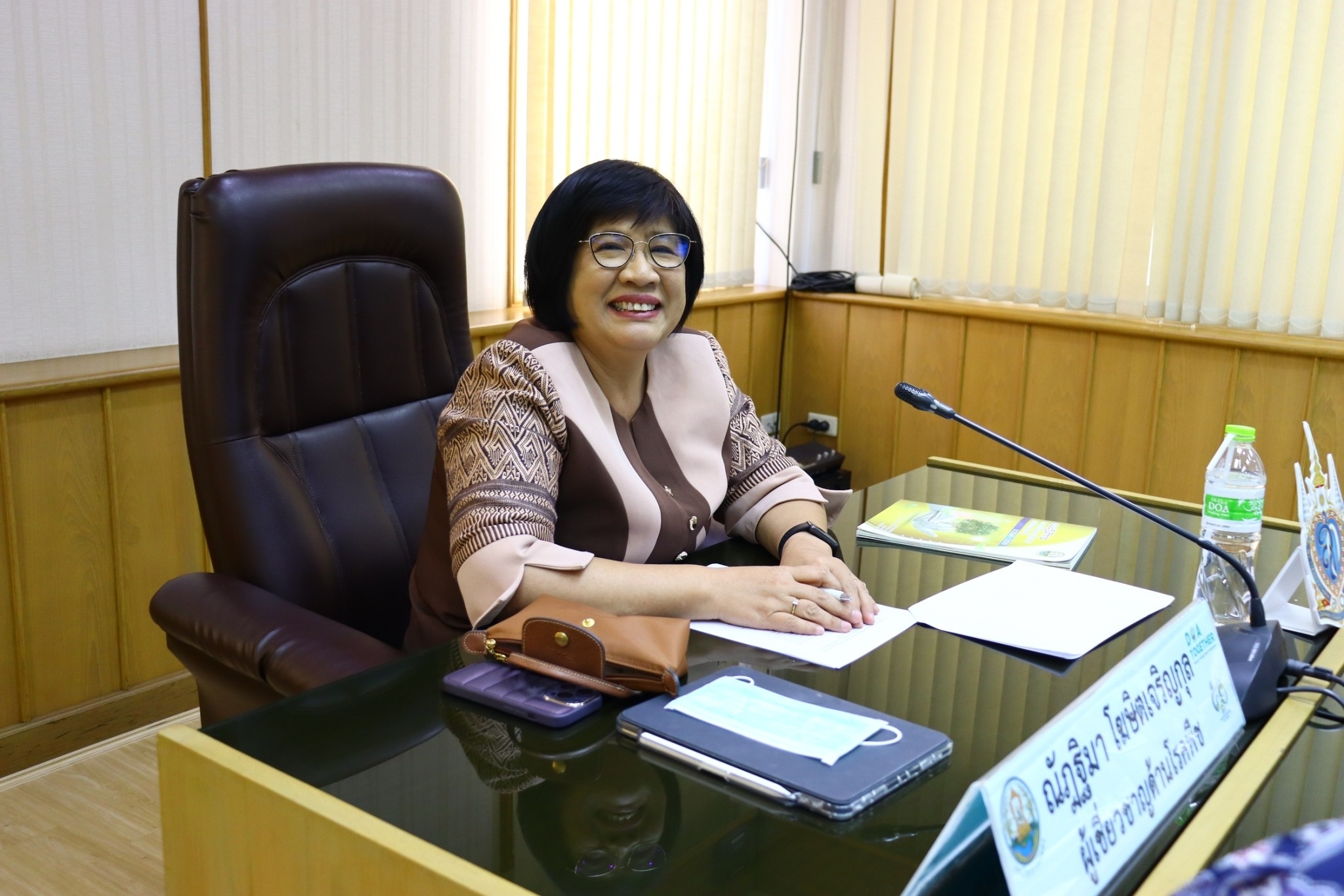 การประชุมเพื่อร่วมให้ข้อมูลการสัมภาษณ์ ของสำนักงานสภานโยบายการอุดมศึกษาวิทยาศาสตร์วิจัยและนวัตกรรมแห่งชาติ (สอวช.)
