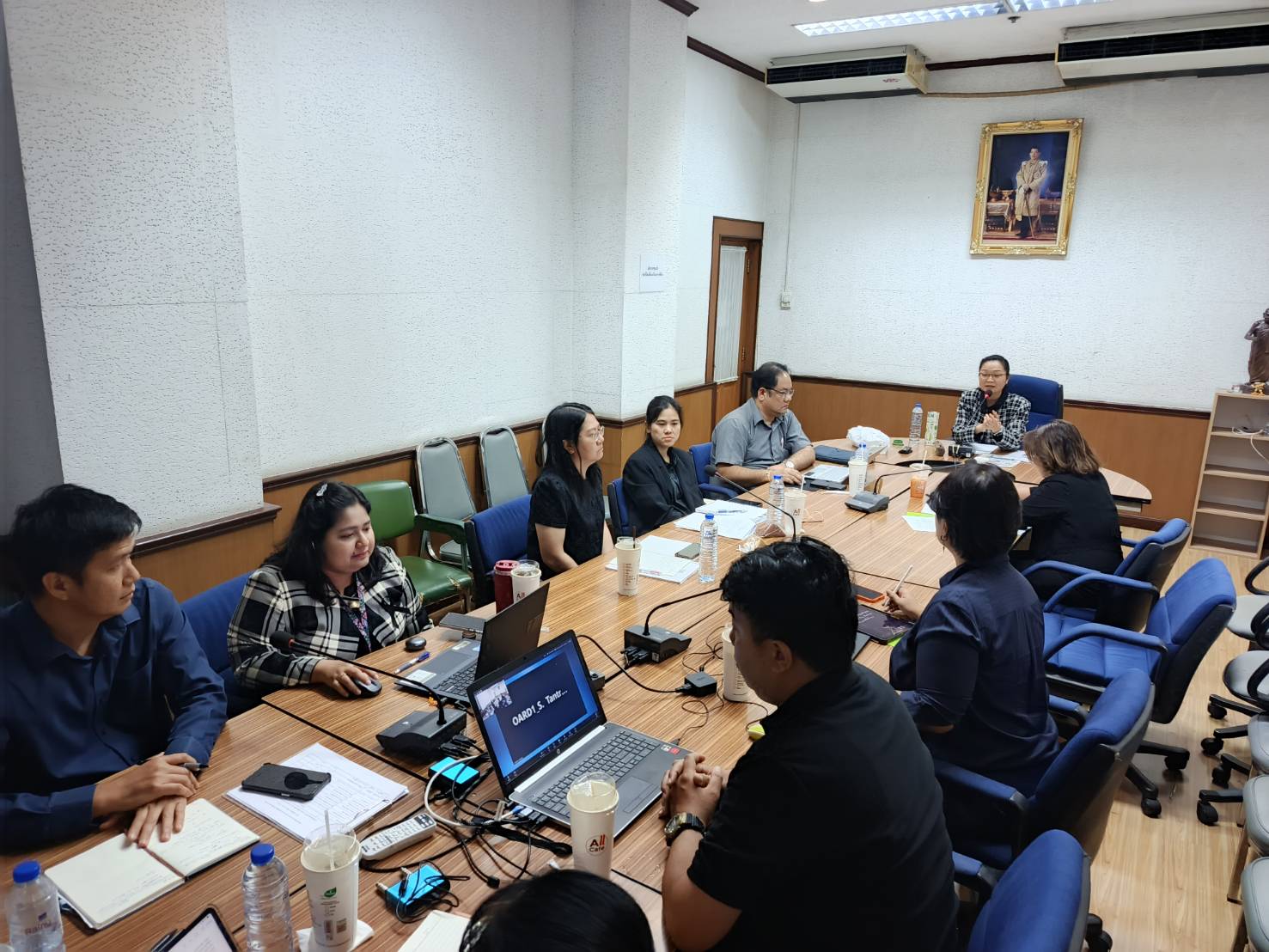 การประชุมหารือแนวทางการตรวจรับรองแหล่งผลิตพืชสมุนไพรกัญชาทางการแพทย์