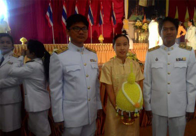 ร่วมในพิธีถวายพานพุ่มทำบุญตักบาตรถวายเป็นพระราชกุศล พระบาทสมเด็จพระบรมชนกาธิเบศร มหาภูมิพลอดุลยเดชมหาราช บรมนาถบพิตร เนื่องในโอกาสวันพ่อแห่งชาติ 5 ธันวาคม 2562