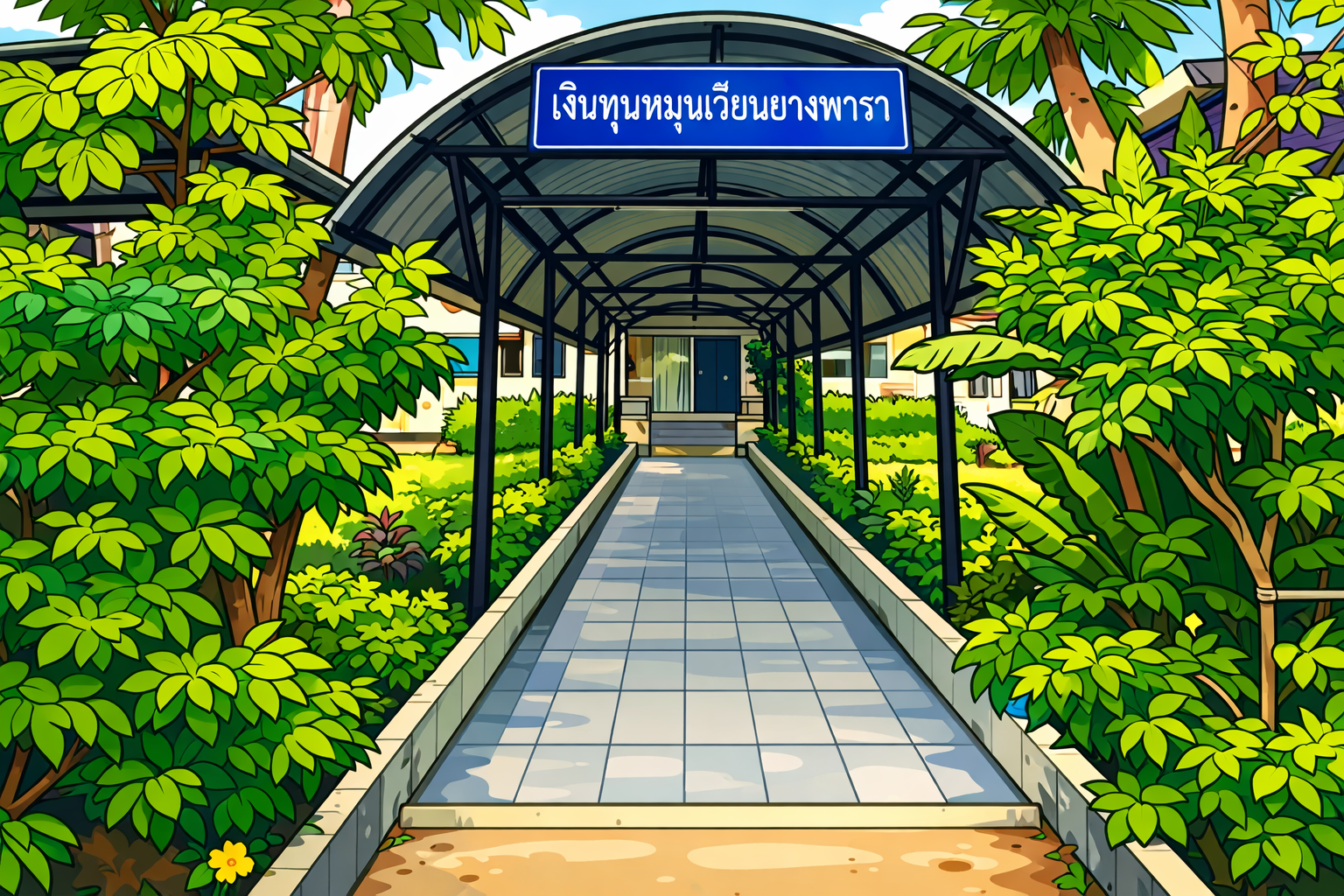 [ภาพสำนักงานกองทุนสวนยาง]