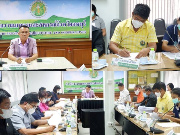 ผอ.ศวม.ลพบุรี ร่วมประชุม “คณะกรรมการศูนย์ติดตามและแก้ไขปัญหาภัยพิบัติด้านการเกษตร” จังหวัดลพบุรี